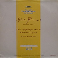 Deutsche Grammophon : Kempff - Schumann Symphonic Etudes, Kreisleriana