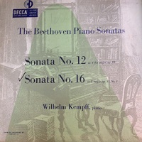Decca : Kempff - Beethoven Sonatas 12 & 16