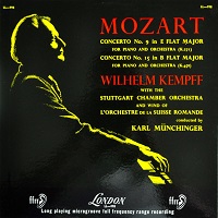 London : Kempff - Mozart Concertos 9 & 15