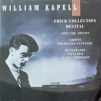 BMG Classics Kapell Edition : Kapell - Frick Collection Recital