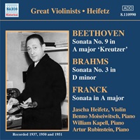 Naxos : Kapell - Brahms, Beethoven, Franck