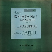 RCA Victor : Kapell - Chopin Sonata No. 3, Mazurkas