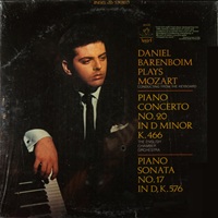 Angel : Barenboim - Mozart Concerto No. 20, Sonata No. 17