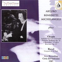 �Aura Music : Michelangeli - Chopin, Ravel