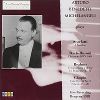 �Aura : Michelangeli - Scarlatti, Busoni, Brahms