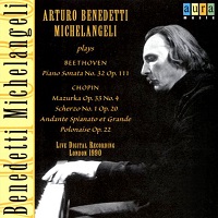 �Aura : Michelangeli - Beethoven, Chopin