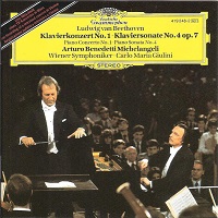 �Deutsche Grammophon : Michelangeli - Beethoven Concerto No. 1, Sonata No. 4