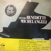 �Angel Japan : Michelangeli - Busoni, Brahms, Chopin