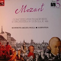 �EMI : Michelangeli, Rubinstein - Mozart Concerto No. 23