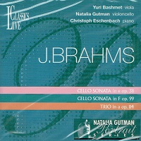 �Live Classics : Eschenbach - Brahms Cello Sonatas, Trio