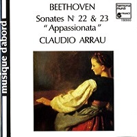 �Harmonia Mundi : Arrau - Beethoven Sonatas 22 & 23, Original Variations