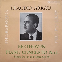 �Columbia : Arrau - Beethoven Concerto No. 1