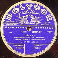 �Polydor : Arrau - Balakirev Islamey