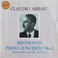 Columbia : Arrau - Beethoven Concerto No. 2, Sonata No. 7