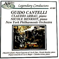 �AS Disc Legendary Conductors : Cantelli - Liszt Concertos 1 & 2