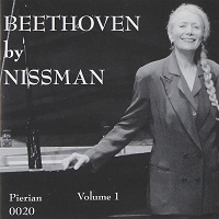 �Pierian Recording Society : Nissman - Beethoven Volume 01
