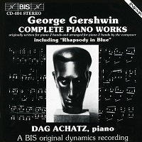 �BIS : Achatz - Gershwin Piano Music