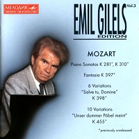 �Melodiya : Gilels - The Edition Volume 03