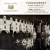 �Baroque Records : Gilels - Tchaikovsky Concerto No. 2