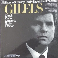 �Columbia : Gilels - Chopin Concerto No. 1