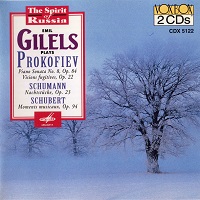�VoxBox : Gilels - Schumann, Schubert, Prokofiev