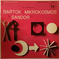 �Columbia : Sandor - Bartok - Mikrokosmos Books III & IV