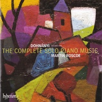 Hyperion : Roscoe – Dohnányi Complete Piano Works Volume 1