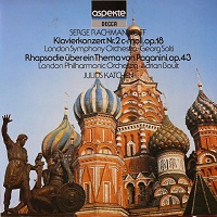 �Decca : Katchen - Rachmaninov Concerto No. 2, Rhapsody on a Theme of Paganini