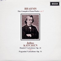 �Decca : Katchen - Brahms Paganini Variations, Handel Variations