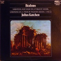 �London Treasury : Katchen - Brahms Paganini Variations, Handel Variations