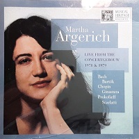 �Musical Heritage Society : Argerich - Live from the Concertgebouw