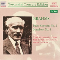 Naxos : Toscanini Concert Edition : Horowitz - Brahms Concerto No. 2