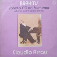Hoechst : Arrau - Brahms Sonata No. 3, Scherzo