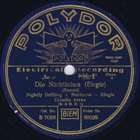 Polydor : Arrau - Busoni Elegie