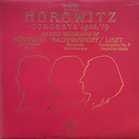 RCA : Horowitz - Liszt, Schumann, Rachmaninov