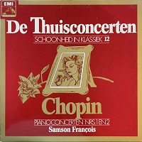 �HMV : Francois - Chopin Concertos 1 & 2