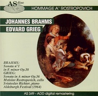 �AS Disc : Richter - Brahms, Grieg