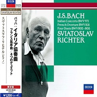 �Decca Japan Art of Richter : Richter - Bach Italian Concerto, Duettos