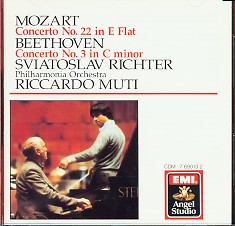 �EMI Angel Studio : Richter - Beethoven Concerto No. 3, Mozart Concerto No. 22