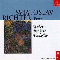 �Ermitage : Richter - Brahms, Prokofiev, Weber