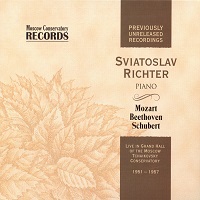 �Moscow Conservatory Records : Richter - Beethoven, Schubert, Mozart