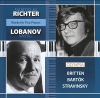 �Olympia : Richter - Britten, Bartok, Stravinsky