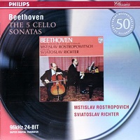 �Philips 50 Great Recordings : Richter - Beethoven Cello Sonatas 1-5