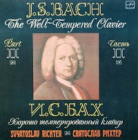 �Melodiya : Richter - Bach Well-Tempered Clavier