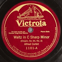 Victorola : Cortot - Chopin Waltz