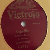 Victorola : Cortot - Albeniz Seguidilla