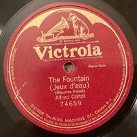 Victorola : Cortot - Ravel Jeux d'eau
