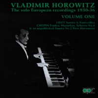 �Apr : Horowitz - Solo European Recordings Volume 01