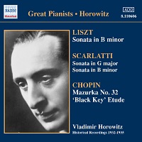 �Naxos Great Pianists : Horowitz - Chopin, Liszt