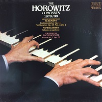 �RCA : Horowitz - 1979 & 1980 Concerts